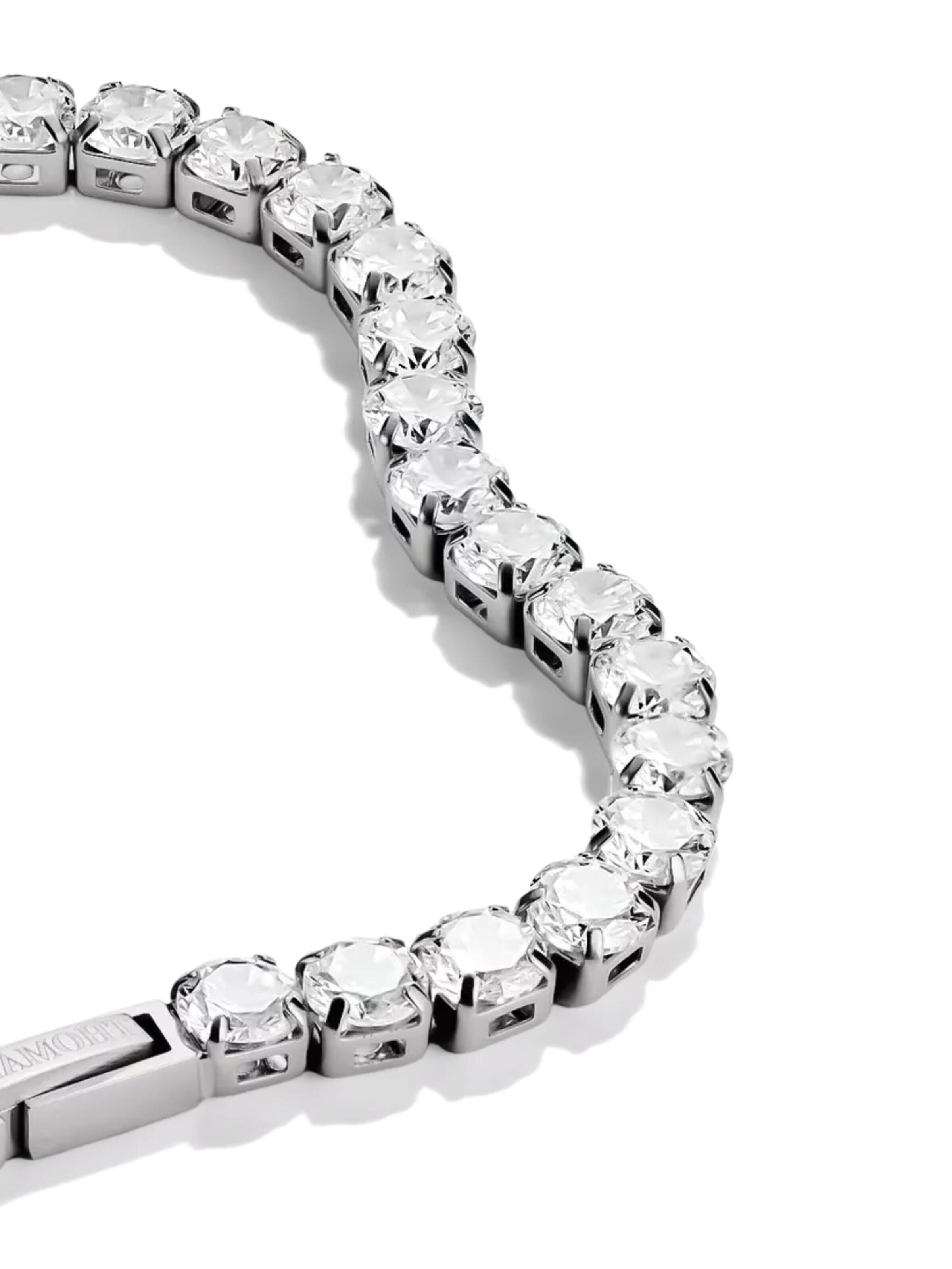 Bracelet 'Tennisarmband aus Edelstahl mit weißen Zirkonia' Thomas Sabo en argent