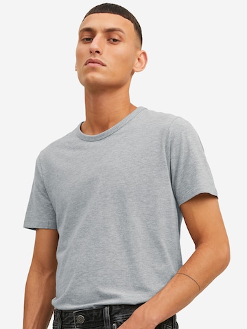 JACK & JONES Shirt 'Basic' in Grey