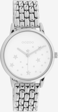 OOZOO Analog Watch in Silver: front