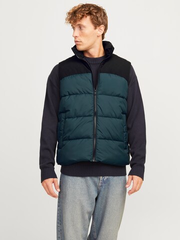 JACK & JONES Vest 'JJMOON' in Green: front