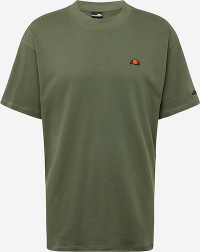 ELLESSE T-Shirt 'Balatro' in khaki / orange / rot, Produktansicht