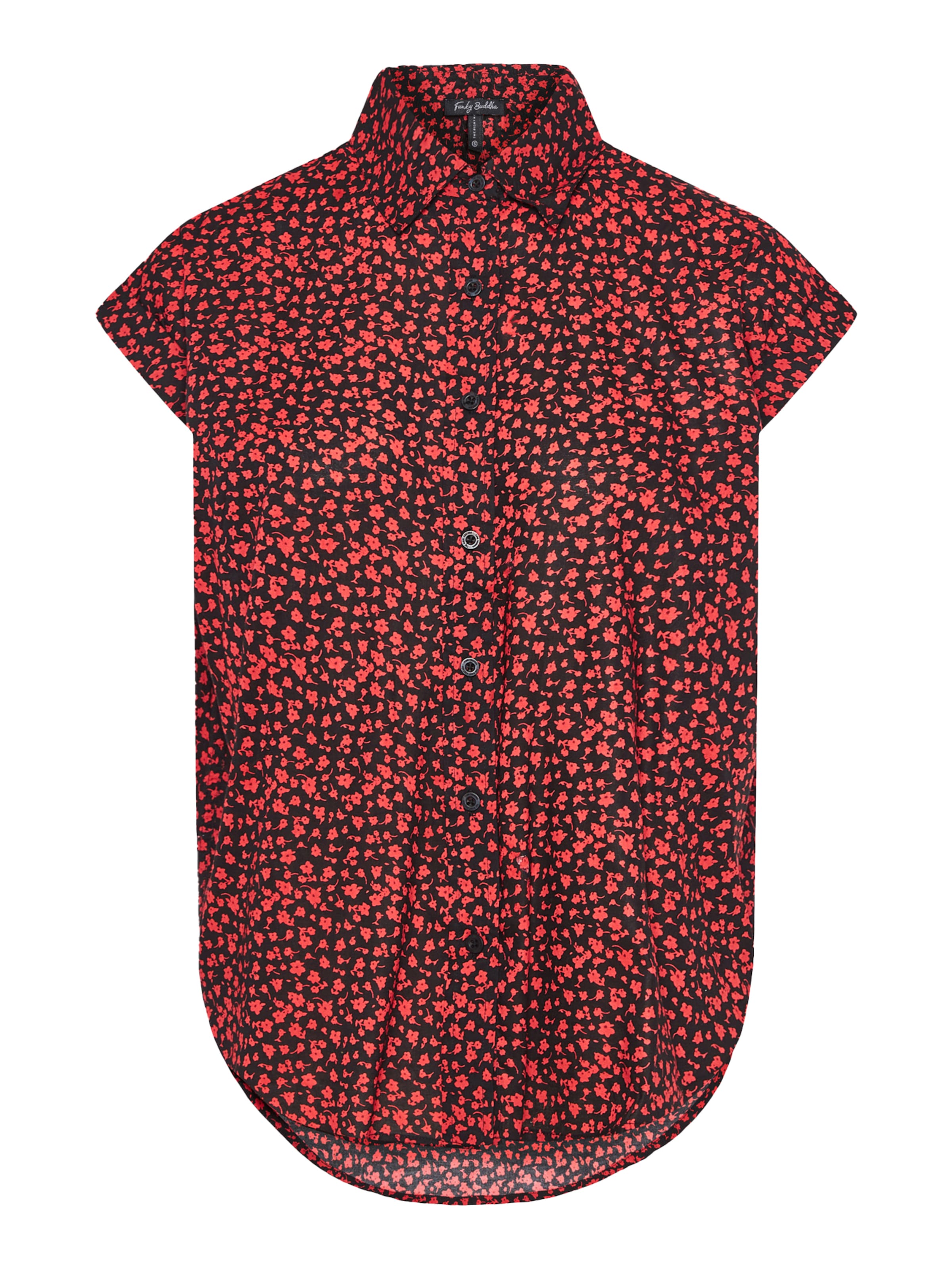 Funky Buddha Блузка в Черный: спереди