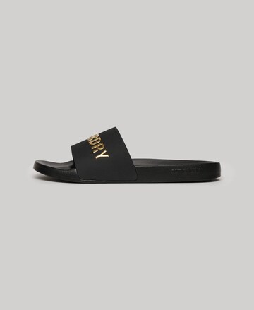 Superdry Beach & Pool Shoes in Black