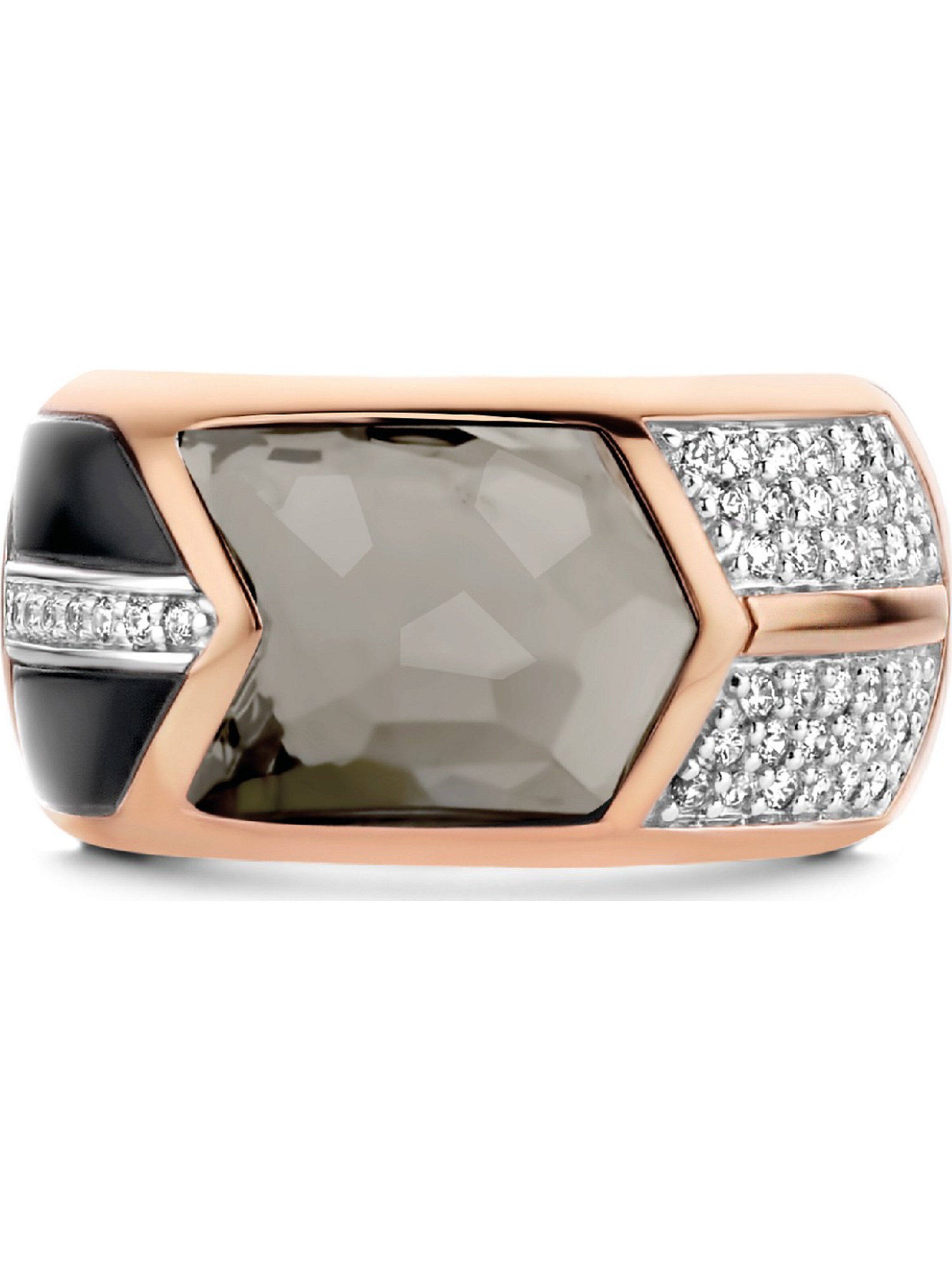 Ti Sento Milano Ring in Black