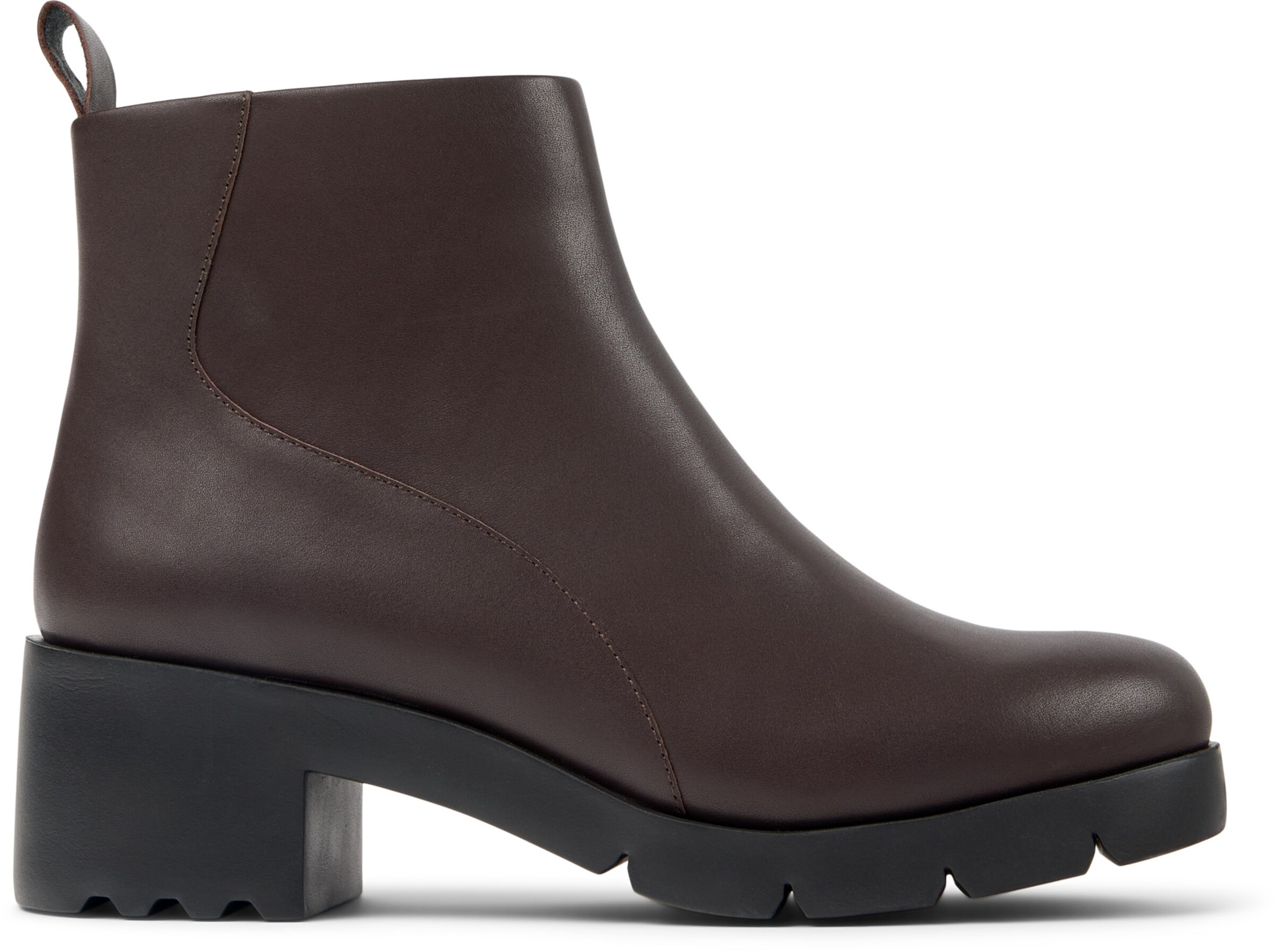 CAMPER - Botas pelo tornozelo 'Wanda' em castanho