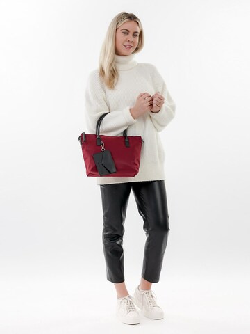 Emily & Noah Shopper 'Marseille' in Red: front