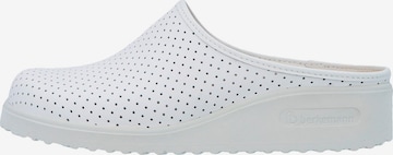 BERKEMANN Clogs 'Tec-Pro-Thordu' in Wit: voorkant