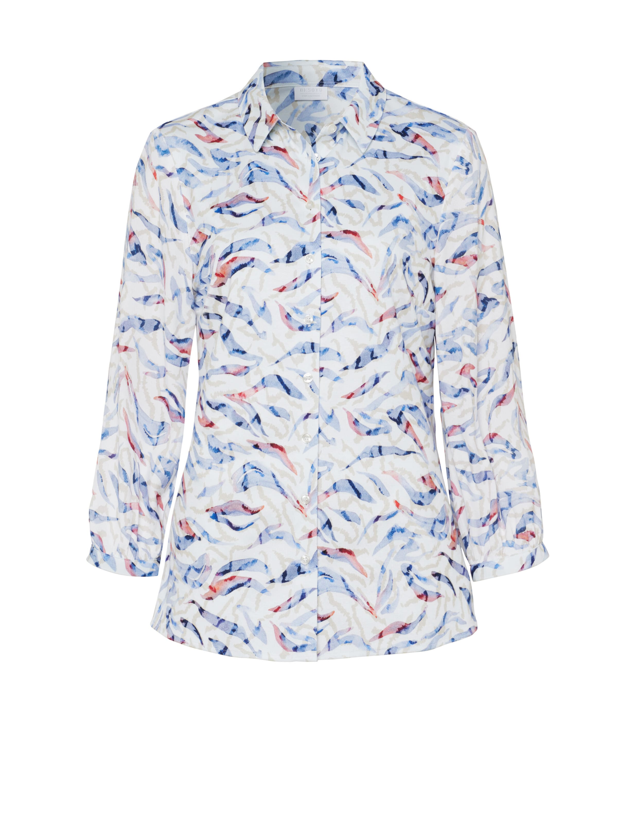 Chemisier 'Pia' DESOTO en mélange de couleurs : devant