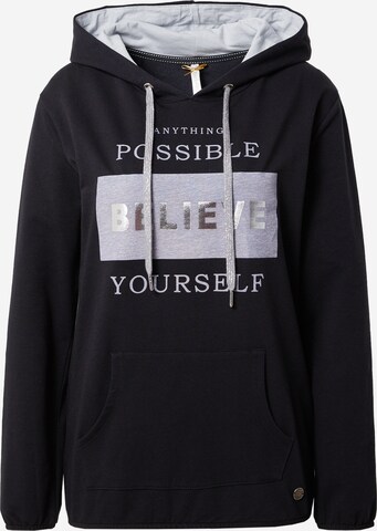 Key Largo - Sweatshirt 'POSSIBLE' em preto: frente