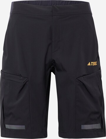 ADIDAS TERREXregular Sportske hlače 'Campyx' - crna boja: prednji dio