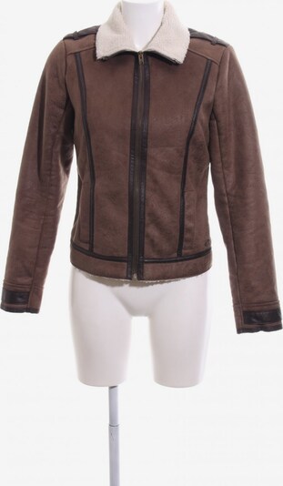 HOLLISTER Kunstlederjacke in L in bronze / wollweiß, Produktansicht