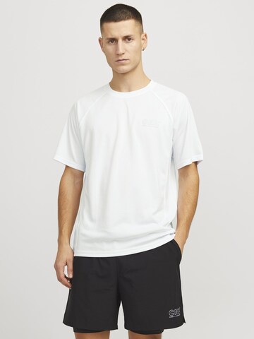 JACK & JONES Shirt 'JCOCNZ' in Wit: voorkant