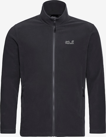 JACK WOLFSKIN Funktionsfleecejacke in Schwarz: Vorderseite