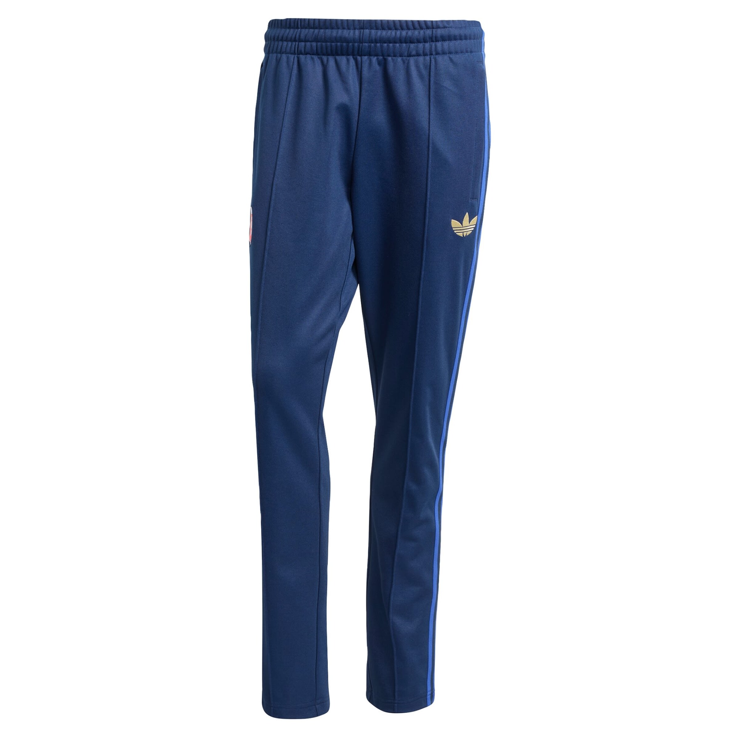 ADIDAS ORIGINALS Slimfit Broek 'Olympique Lyon Anniversary' in Blauw: voorkant
