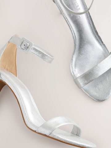 Next Strap sandal in Silver