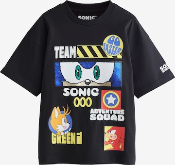 T-Shirt 'Sonic' Next en noir : devant