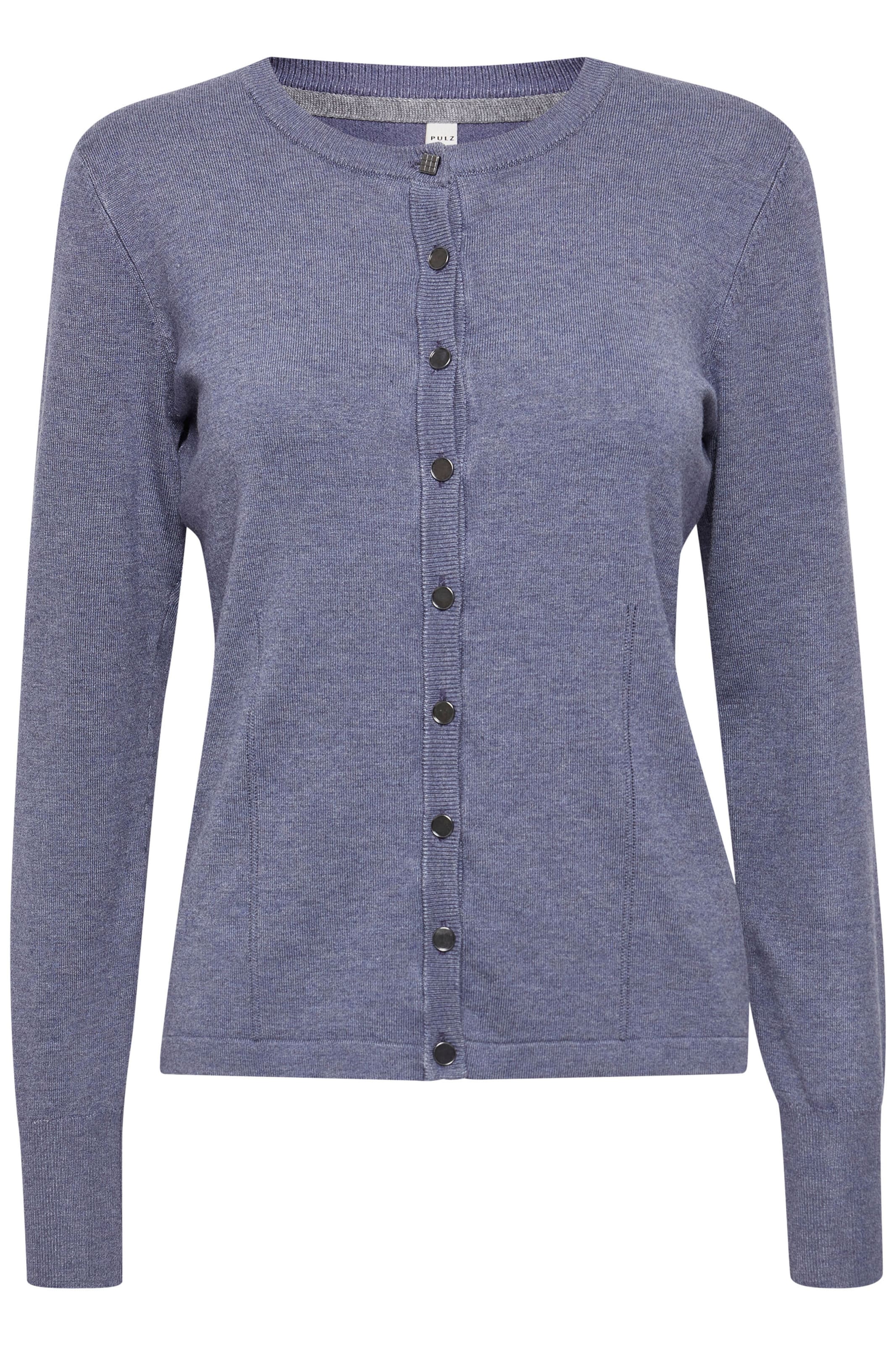 PULZ Jeans Strickjacke 'Sara' in Blau: Vorderseite