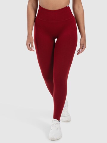 Smilodox Skinny Leggings 'Elin' in Red: front