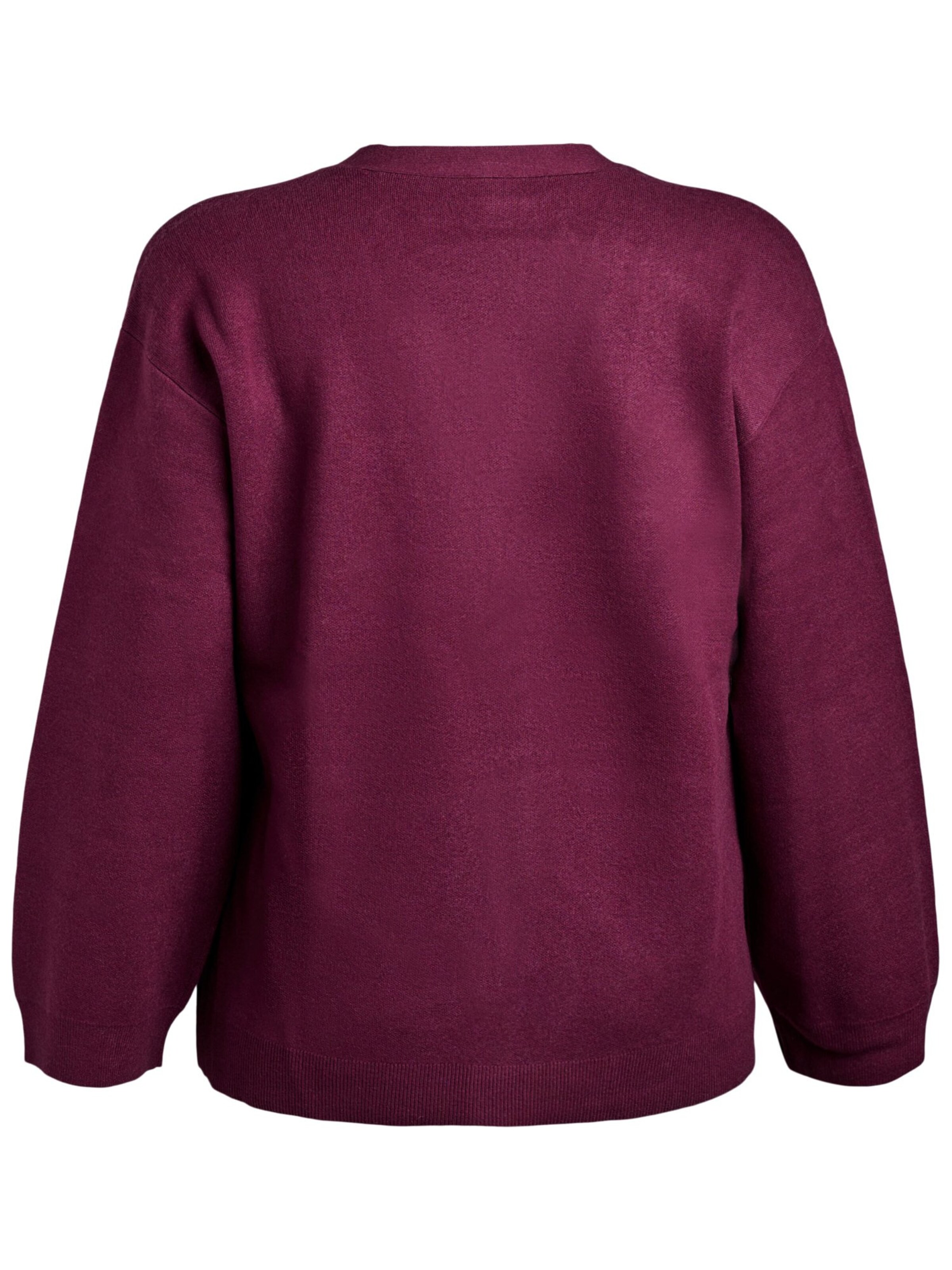 Zizzi Вязаная кофта 'MZOE' в Красный