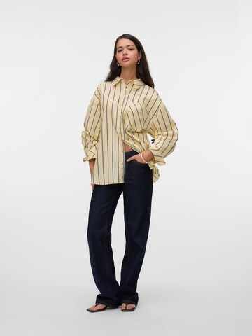 VERO MODA Blouse 'VMFanni' in Geel