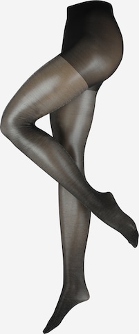 juoda PIECES Permatomos pėdkelnės 'PCMia': priekis