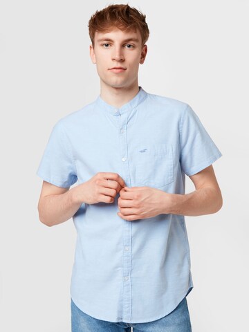 HOLLISTER Regular fit Button Up Shirt 'Emea' in Blue: front