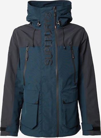 Superdry Between-season jacket in Blue: front