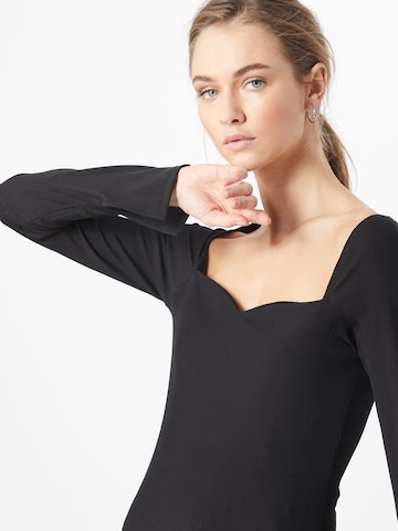 River Island Shirt 'Sweetheart' in Black