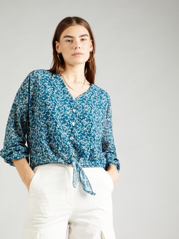 Camicia da donna 'Be44nia' di Hailys in blu: frontale