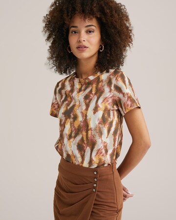 WE Fashion Shirt in Orange: front