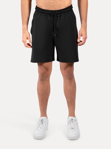 Smilodox Regular Sports trousers in Black: front