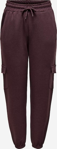 Regular Pantalon outdoor ONLY PLAY en rouge : devant