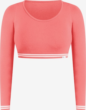 T-shirt Smilodox en rose : devant