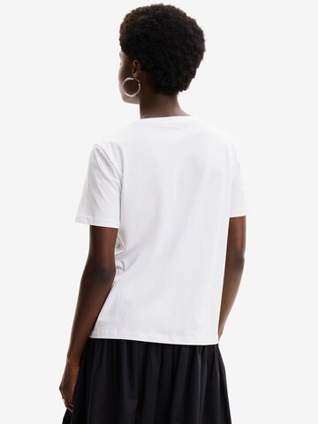 T-shirt Desigual en blanc