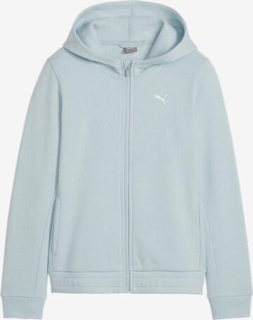 PUMA Sportief sweatshirt 'Train Favourite' in Blauw: voorkant