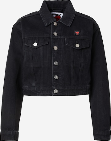 melns DKNY Starpsezonu jaka: no priekšpuses