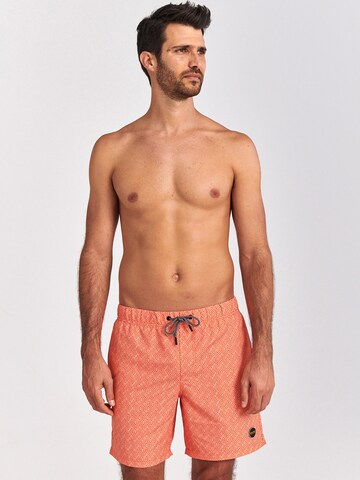 Shiwi Badeshorts in Orange: Vorderseite