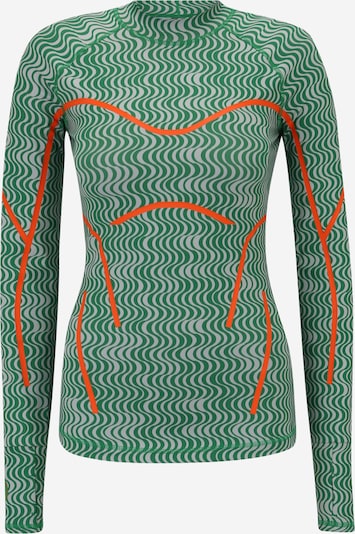 ADIDAS BY STELLA MCCARTNEY Koszulka funkcyjna 'Truepurpose Printed' w kolorze zielony / pomarańczowy / białym, Podgląd produktu