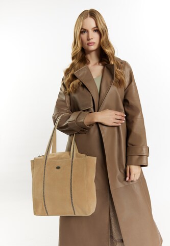 DreiMaster Vintage - Shopper en beige: frente