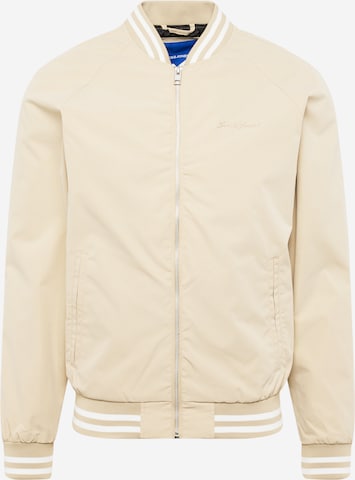 JACK & JONES Between-Season Jacket 'LUCCA' in Beige: front