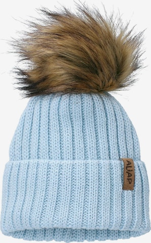 Aliap Muts in Blauw: voorkant