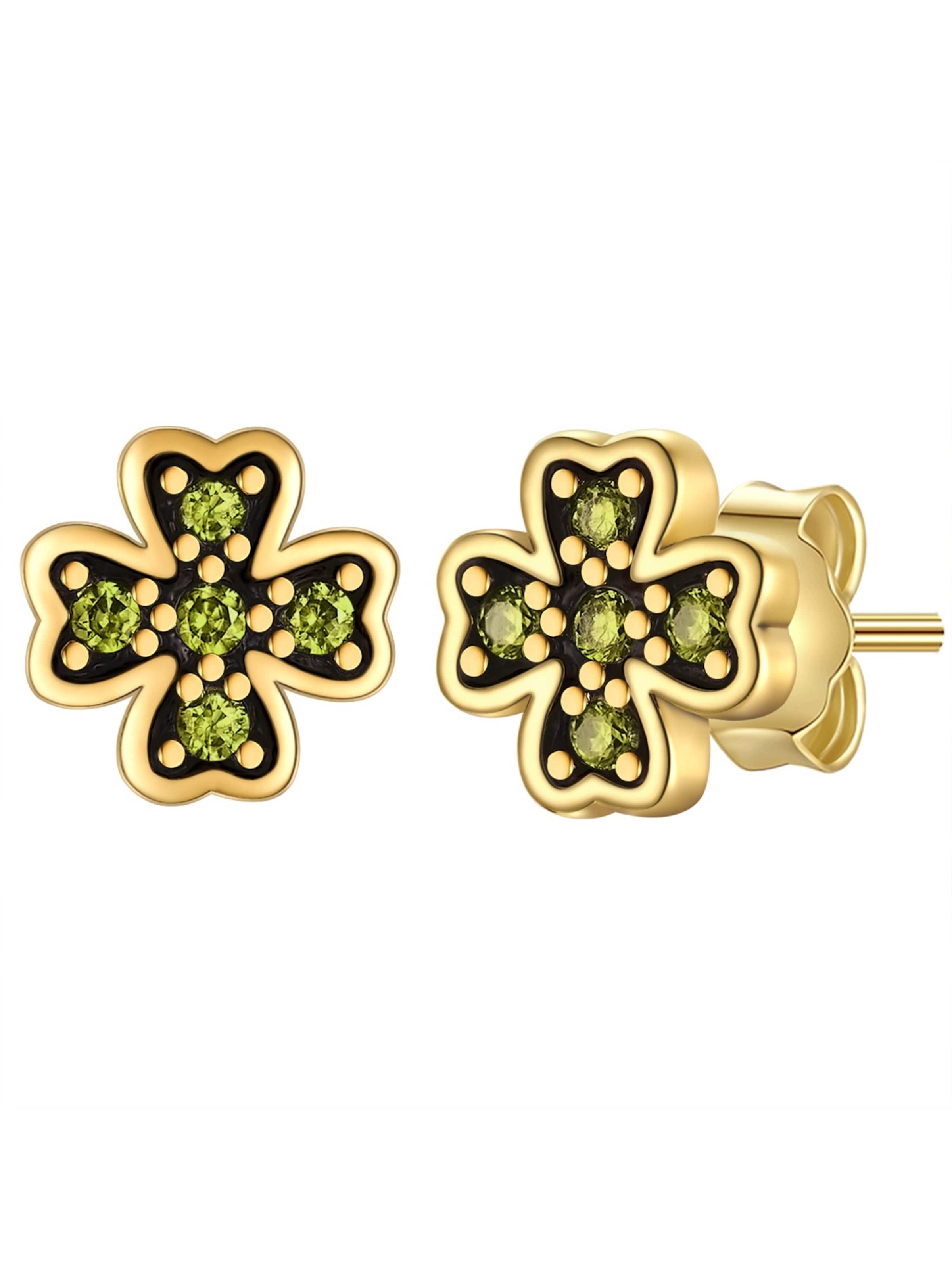 Boucles d'oreilles Glanzstücke München en or : devant