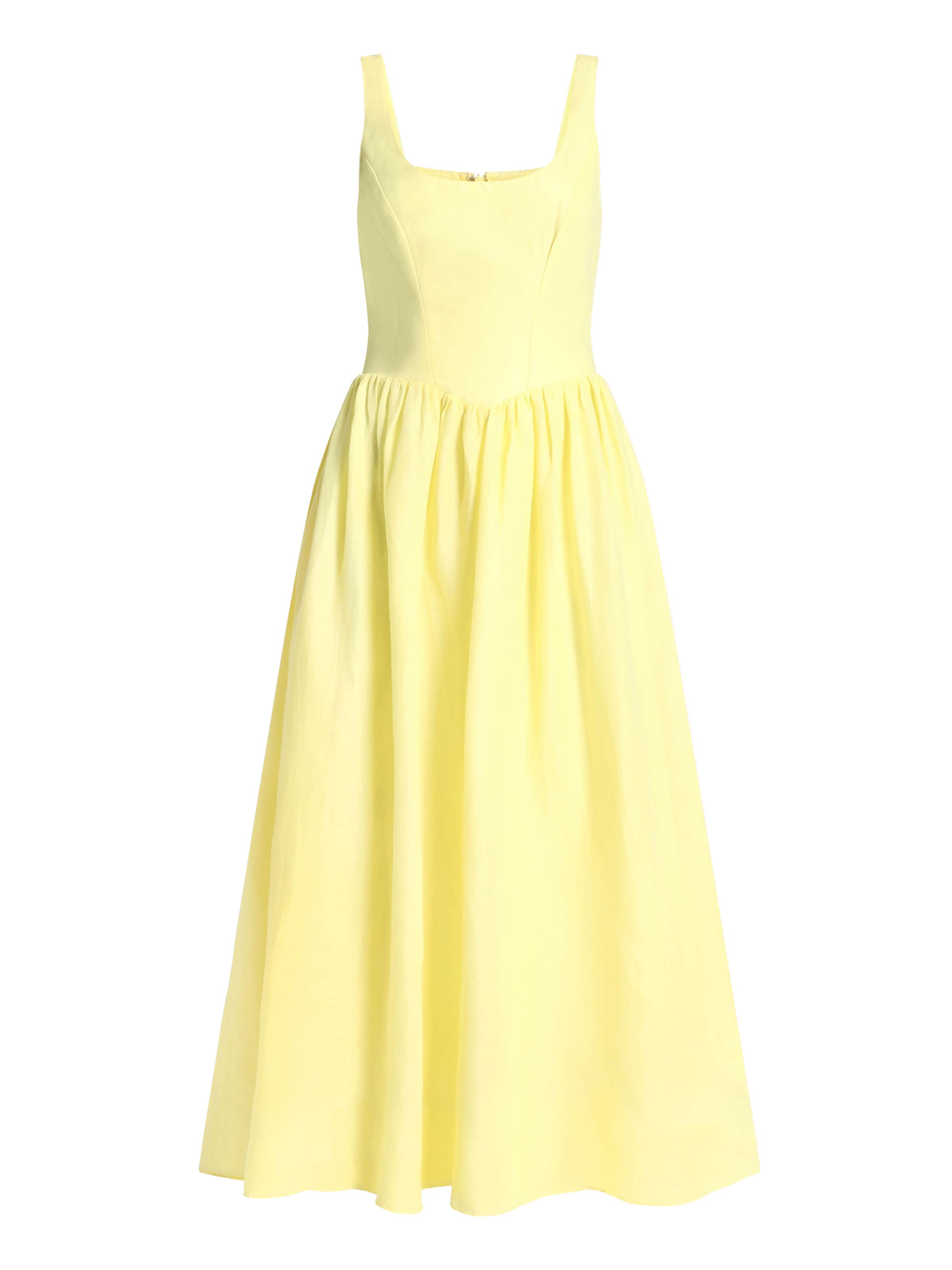 Bardot Kleid 'LAWRENCE' in Gelb: Vorderseite