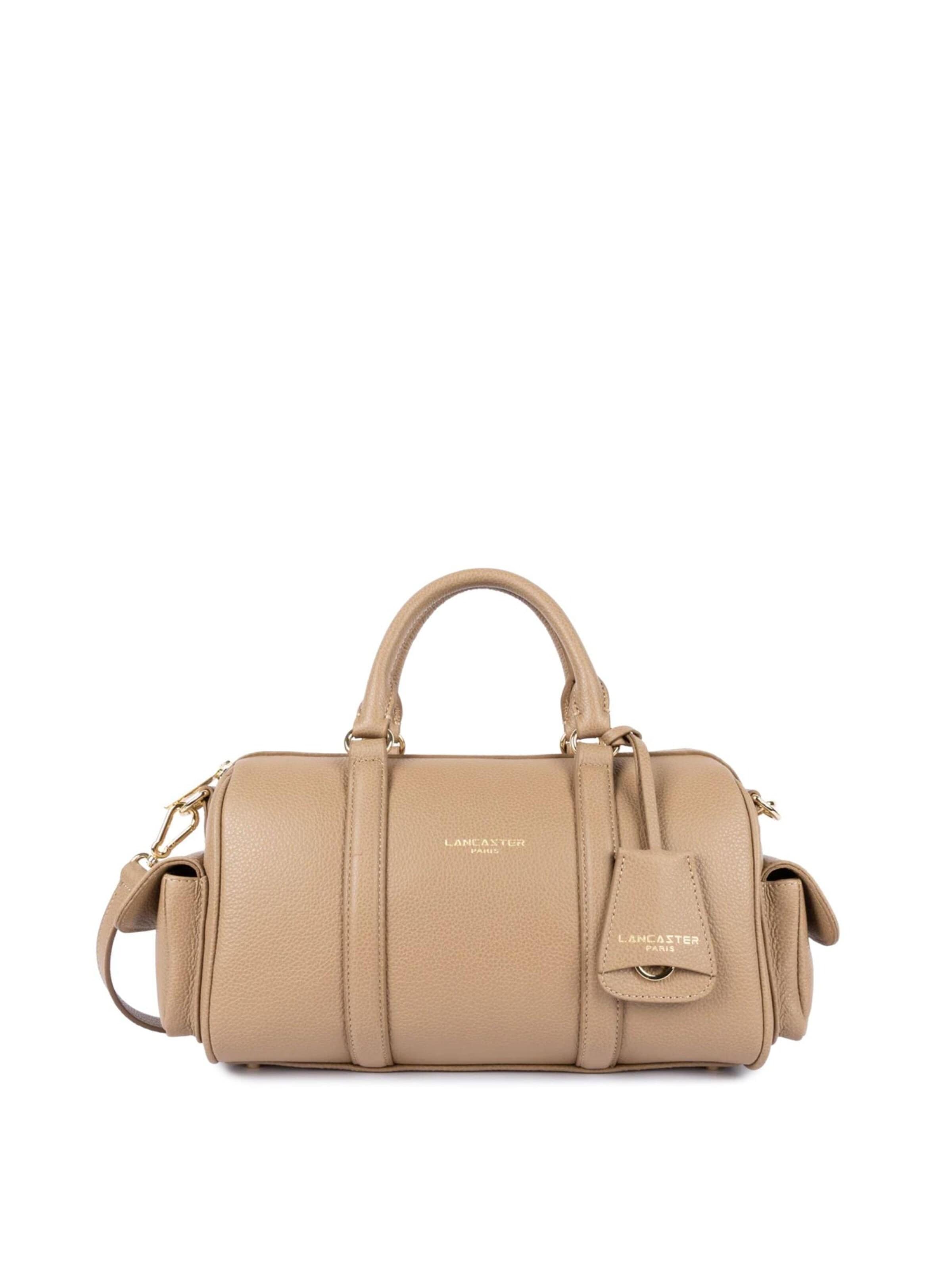 Sacs à main 'Lancaster Sac polochon Zippé M Milano Ana Sable' LANCASTER Paris en beige : devant
