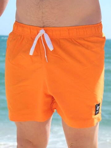 Surf Monkey - Bermudas en naranja