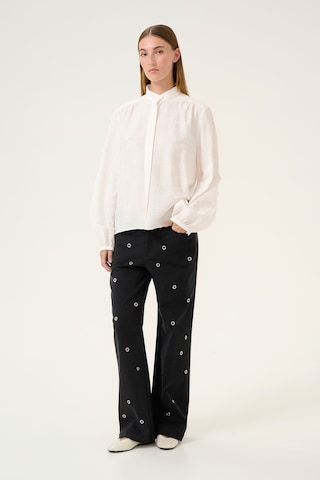 KAREN BY SIMONSEN Bluse 'Thornhild' i hvid