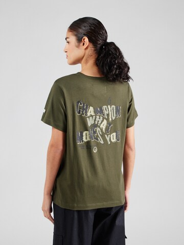 Maglietta di Champion Authentic Athletic Apparel in verde: frontale