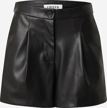 Loosefit Pantalon 'Silvia' EDITED en noir : devant