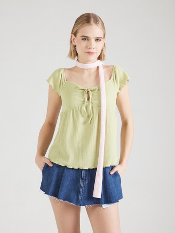 T-shirt 'Thea' ABOUT YOU en vert : devant