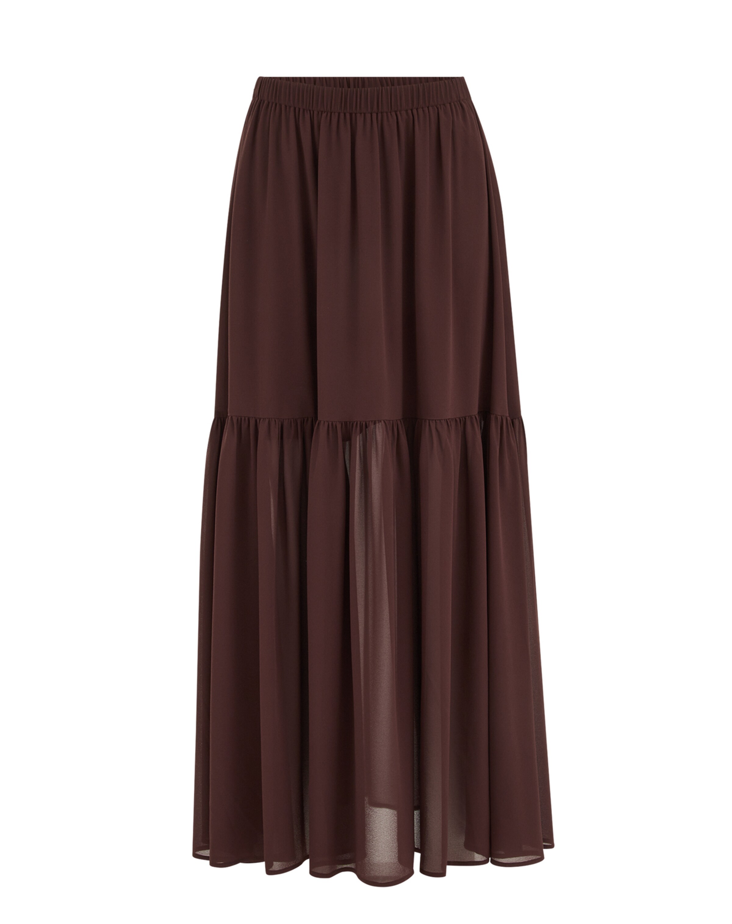 WE Fashion - Saia em castanho: frente